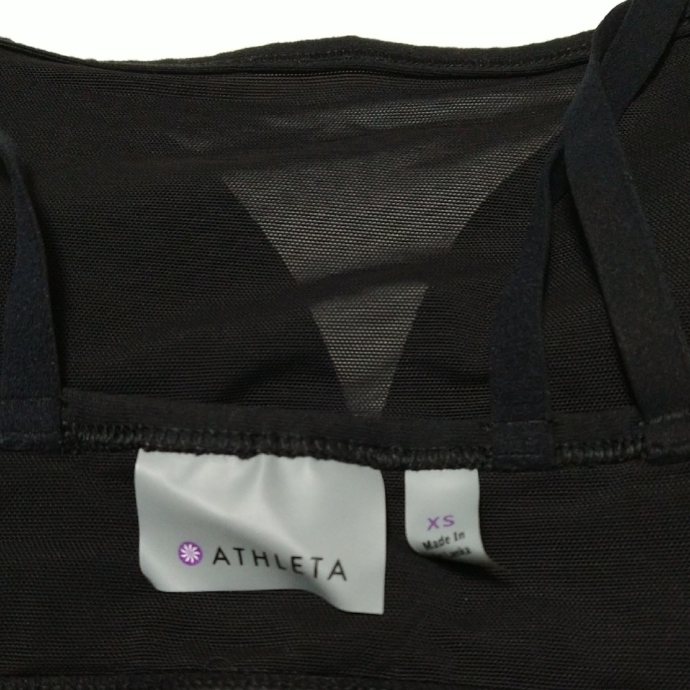 Athleta Black Women's Intimate Sports Bra W/Removable Pads Size S #1242 - Picture 7 of 11